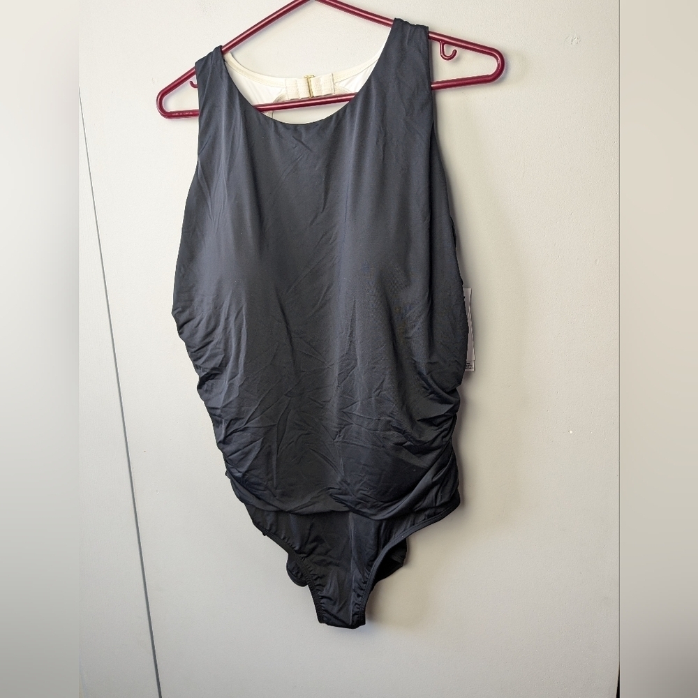 HOST PICK 👙 NWT JANTZEN Women One Piece Bathing Suit Plus Size 18W - Picture 2 of 15